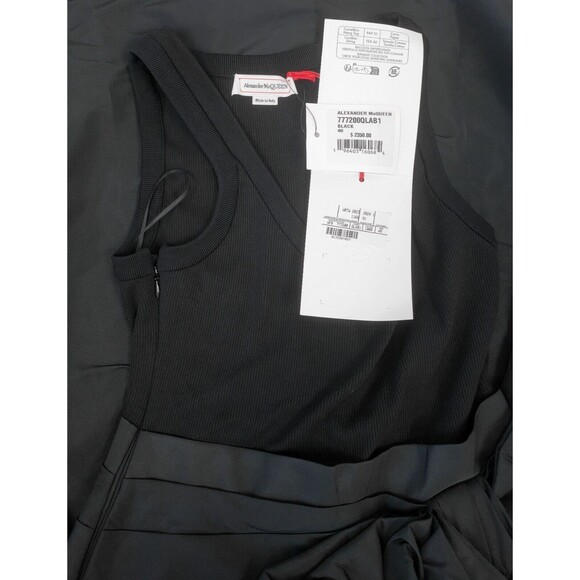 Alexander McQueen Black Midi Dress - Picture 5 of 7